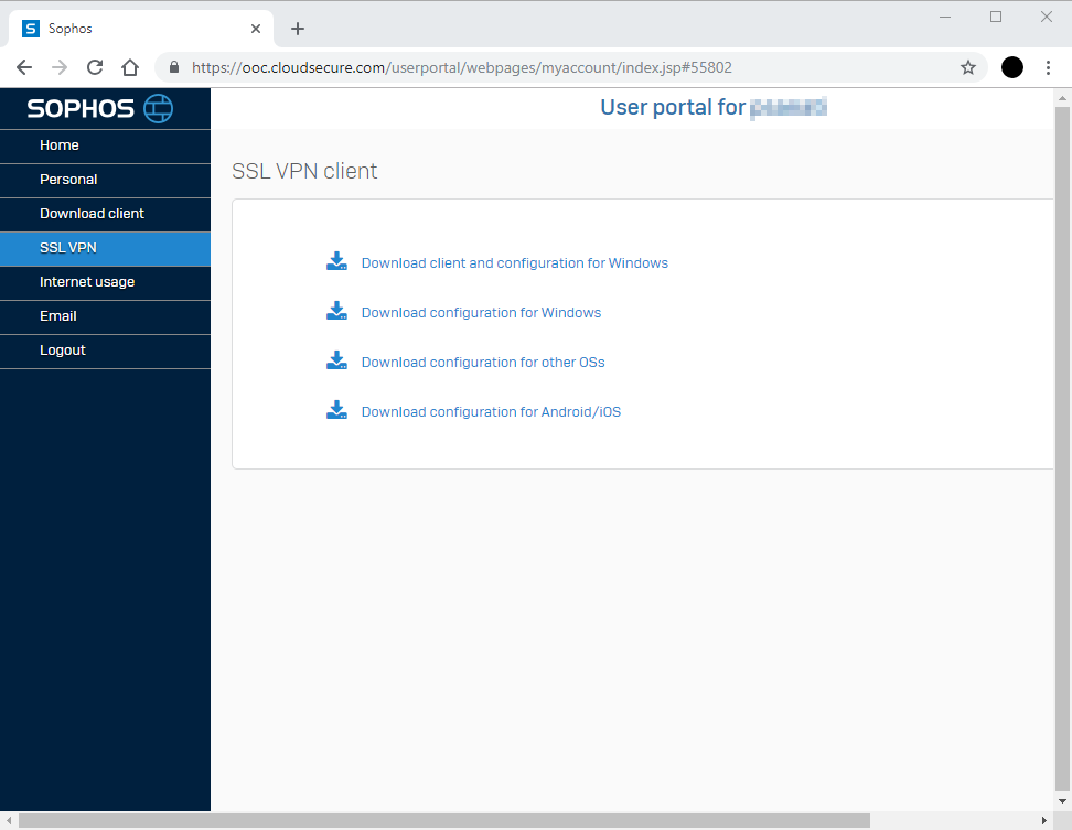 ssl vpn client download sophos for mac