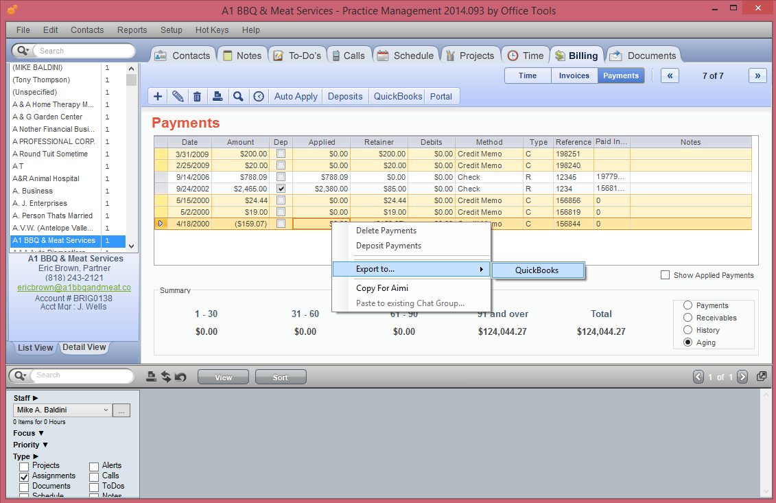 How to Export Payments and Credit Memos to QuickBooks – AbacusNext ...