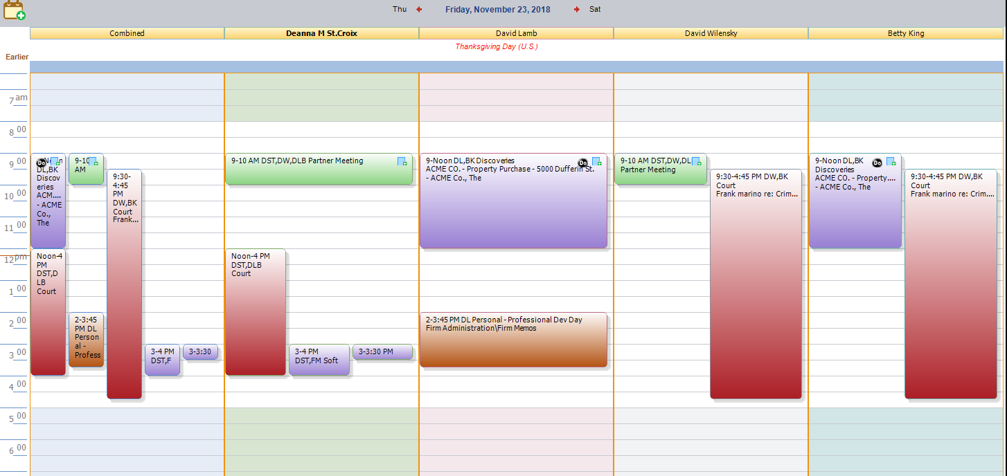 How to Create a Shared Calendar in Amicus AbacusNext Client Services