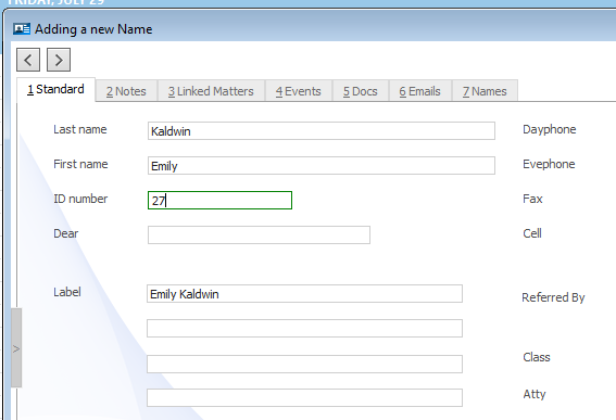 Case Number or Names ID No Longer Increments on New Names/Matters ...