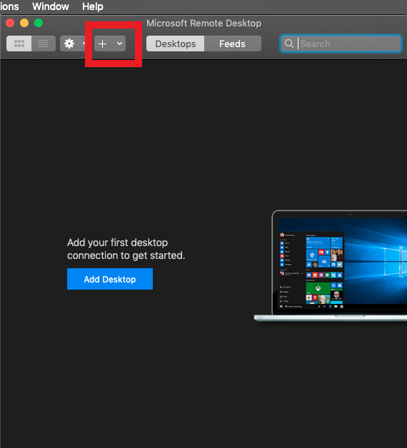 setup microsoft remote desktop connection for mac